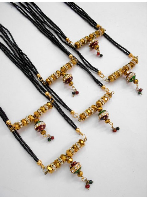 Meenakari Mangalsutra (6 Pcs)